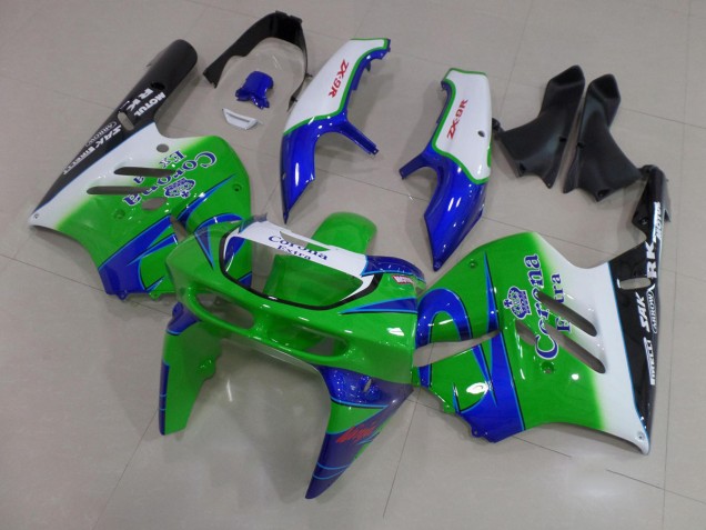 Discount 1994-1997 Green Corona Kawasaki ZX9R Motorcycle Bodywork UK Discount 1994-1997 Green Corona Kawasaki ZX9R Motorcycle Bodywork UK