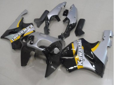 Discount 1996-2003 Silver and Black Kawasaki ZX7R Motorcylce Fairings UK