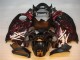 Discount 1996-2007 Black Red Flame Suzuki GSXR 1300 Hayabusa Motorbike Fairing UK
