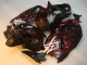 Discount 1996-2007 Black Red Flame Suzuki GSXR 1300 Hayabusa Motorbike Fairing UK