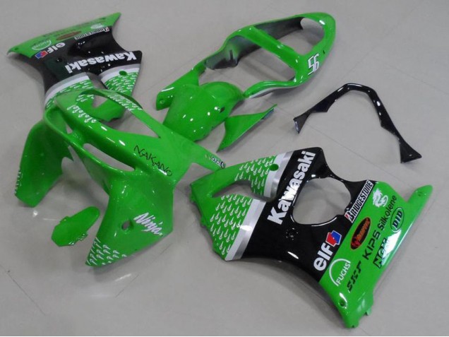 Discount 1998-1999 Green Black Kawasaki ZX6R Motorbike Fairing UK Discount 1998-1999 Green Black Kawasaki ZX6R Motorbike Fairing UK