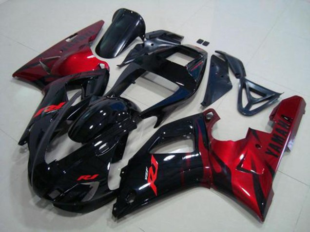 Discount 1998-1999 Black Red Yamaha YZF R1 Motorcylce Fairings UK Discount 1998-1999 Black Red Yamaha YZF R1 Motorcylce Fairings UK