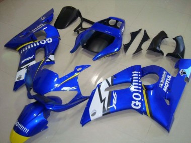 Discount 1998-2002 Blue Go Motul Yamaha YZF R6 Motorbike Fairing Kits UK