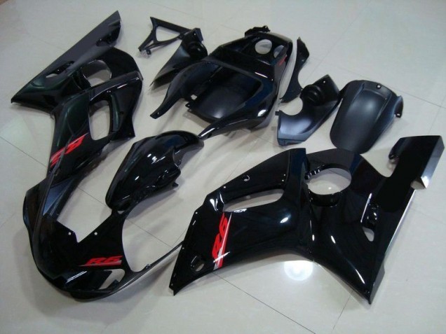 Discount 1998-2002 Glossy Black Red Decals Yamaha YZF R6 Motorcycle Fairings Kits UK