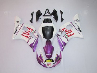 Discount 1998-2002 White Purple Fiat 46 Yamaha YZF R6 Motor Fairings UK