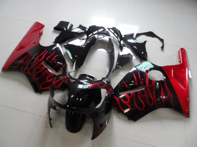 Discount 2000-2001 Red Flame Kawasaki ZX12R Motorbike Fairing UK Discount 2000-2001 Red Flame Kawasaki ZX12R Motorbike Fairing UK