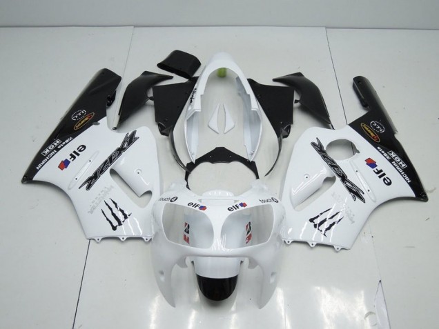 Discount 2000-2001 White Monster Kawasaki ZX12R Bike Fairing UK
