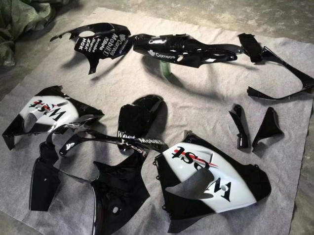 Discount 2000-2001 Glossy Black White Kawasaki ZX9R Motorbike Fairing Kits UK Discount 2000-2001 Glossy Black White Kawasaki ZX9R Motorbike Fairing Kits UK