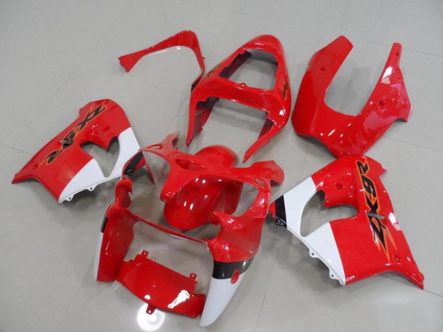 Discount 2000-2001 Red and White Kawasaki ZX9R Motorcycle Fairing UK Discount 2000-2001 Red and White Kawasaki ZX9R Motorcycle Fairing UK
