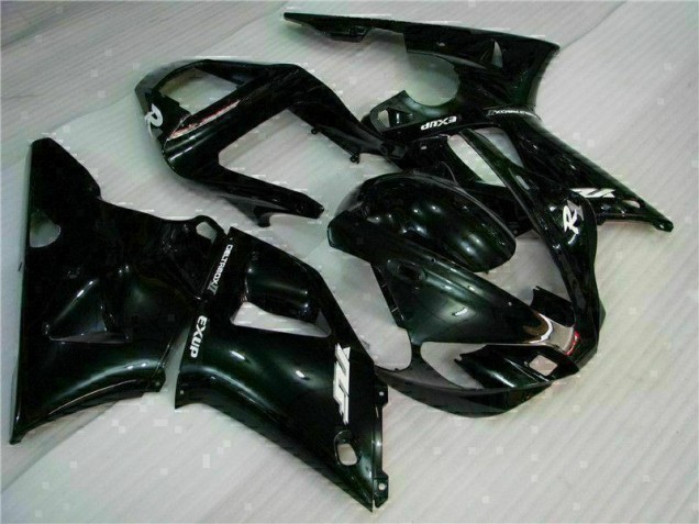 Discount 2000-2001 Black Yamaha YZF R1 Motorcycle Fairing Kit UK