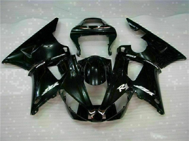 Discount 2000-2001 Black Yamaha YZF R1 Motorcycle Fairing Kit UK