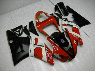 Discount 2000-2001 Red Black Yamaha YZF R1 Motorbike Fairing Kits UK