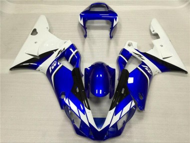 Discount 2000-2001 White Blue Yamaha YZF R1 Motorcylce Fairings UK