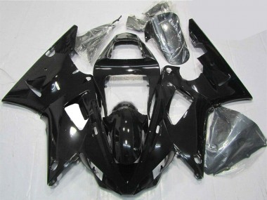 Discount 2000-2001 Glossy Black Yamaha YZF R1 Bike Fairings UK