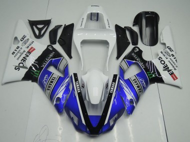 Discount 2000-2001 Blue White ENEOS Monster Yamaha YZF R1 Motor Bike Fairings UK