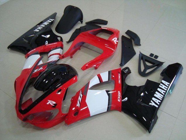 Discount 2000-2001 Red Black White Yamaha YZF R1 Moto Fairings UK Discount 2000-2001 Red Black White Yamaha YZF R1 Moto Fairings UK