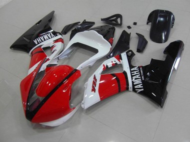 Discount 2000-2001 Red Black White Race Version Yamaha YZF R1 Motorcycle Replacement Fairings UK