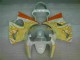 Discount 2000-2002 White Yellow Flame Kawasaki ZX6R Bike Fairings UK Discount 2000-2002 White Yellow Flame Kawasaki ZX6R Bike Fairings UK