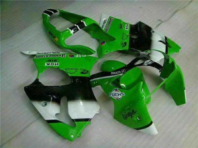Discount 2000-2002 Green Black Kawasaki ZX6R Motorbike Fairing UK Discount 2000-2002 Green Black Kawasaki ZX6R Motorbike Fairing UK