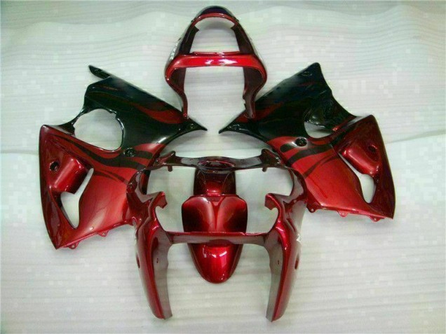 Discount 2000-2002 Red Black Kawasaki ZX6R Bike Fairing Kit UK Discount 2000-2002 Red Black Kawasaki ZX6R Bike Fairing Kit UK