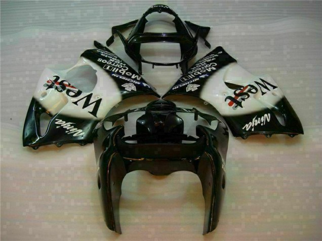 Discount 2000-2002 Black West Ninja Kawasaki ZX6R Motorcycle Fairings Kits UK Discount 2000-2002 Black West Ninja Kawasaki ZX6R Motorcycle Fairings Kits UK