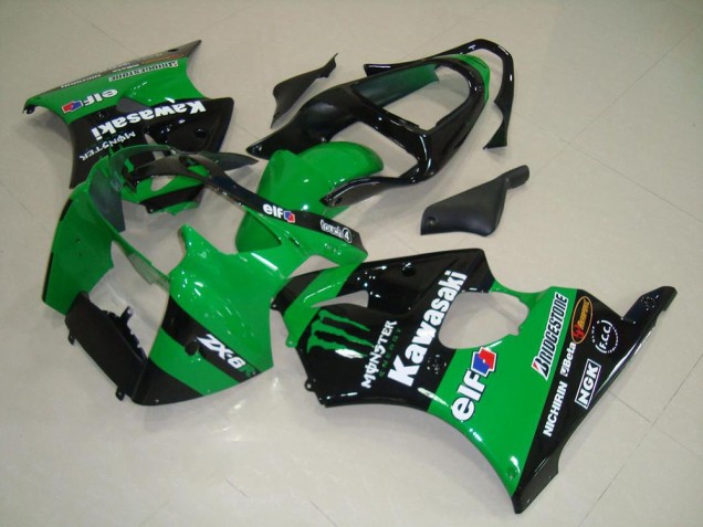 Discount 2000-2002 Green Monster Kawasaki ZX6R Replacement Motorcycle Fairings UK Discount 2000-2002 Green Monster Kawasaki ZX6R Replacement Motorcycle Fairings UK