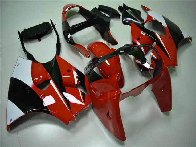 Discount 2000-2002 Red Black White Kawasaki ZX6R Bike Fairings UK Discount 2000-2002 Red Black White Kawasaki ZX6R Bike Fairings UK
