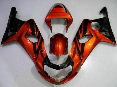 Discount 2000-2002 Orange Black Suzuki GSXR 1000 Bike Fairing UK