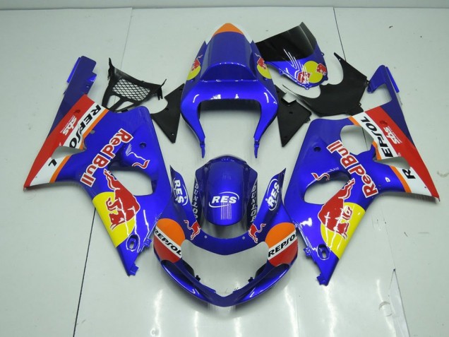 Discount 2000-2002 Blue Red Bull Suzuki GSXR 1000 Motorbike Fairing Kits UK Discount 2000-2002 Blue Red Bull Suzuki GSXR 1000 Motorbike Fairing Kits UK