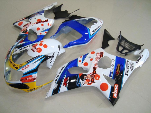 Discount 2000-2002 Pepe Phone Suzuki GSXR 1000 Motorcylce Fairings UK Discount 2000-2002 Pepe Phone Suzuki GSXR 1000 Motorcylce Fairings UK