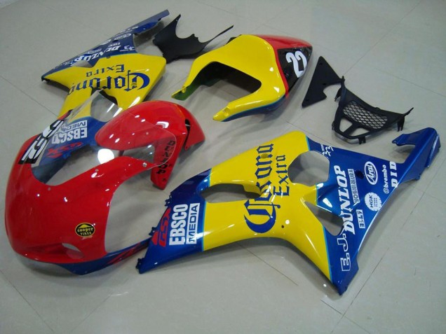 Discount 2000-2002 Red Yellow Blue Corona Race Suzuki GSXR 1000 Motorbike Fairings UK Discount 2000-2002 Red Yellow Blue Corona Race Suzuki GSXR 1000 Motorbike Fairings UK