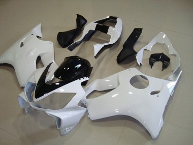 Discount 2001-2003 White with Black Stripe Honda CBR600 F4i Motorcycle Fairing Kits UK