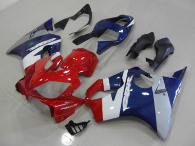 Discount 2001-2003 Red Blue Silver Honda CBR600 F4i Bike Fairing UK