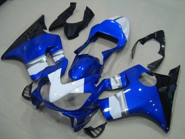Discount 2001-2003 White Blue Black Honda CBR600 F4i Bike Fairing Kit UK