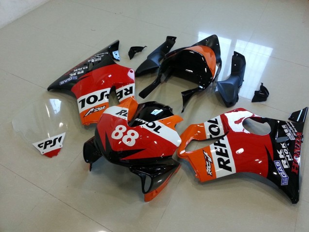 Discount 2001-2003 Race Repsol 88 Honda CBR600 F4i Motorcyle Fairings UK