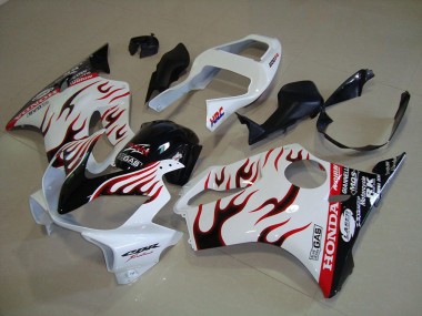 Discount 2001-2003 White Flame Honda CBR600 F4i Motorcylce Fairings UK