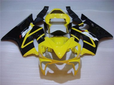 Discount 2001-2003 Yellow Black Honda CBR600 F4i Motorbike Fairing Kits UK