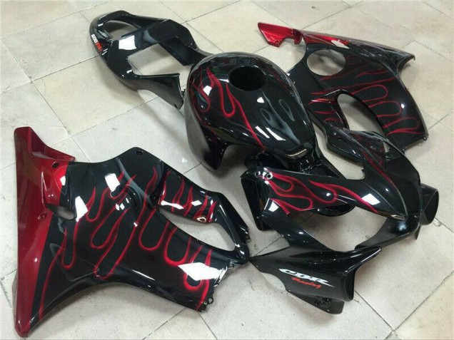 Discount 2001-2003 Red Flame Honda CBR600 F4i Motorcycle Fairings Kit UK Discount 2001-2003 Red Flame Honda CBR600 F4i Motorcycle Fairings Kit UK