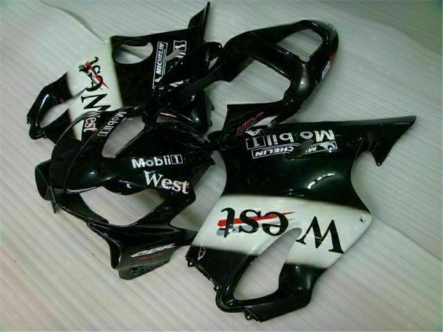 Discount 2001-2003 White Black West Honda CBR600 F4i Bike Fairings UK Discount 2001-2003 White Black West Honda CBR600 F4i Bike Fairings UK