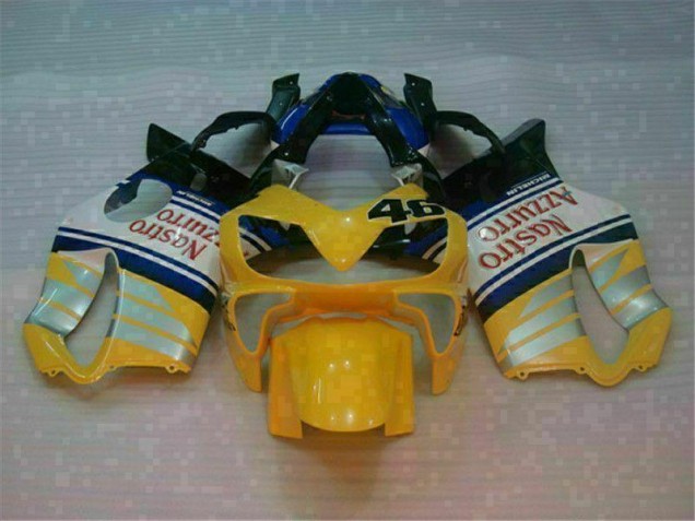 Discount 2001-2003 Yellow Silver Nastro Azzurro Honda CBR600 F4i Motorcylce Fairings UK Discount 2001-2003 Yellow Silver Nastro Azzurro Honda CBR600 F4i Motorcylce Fairings UK