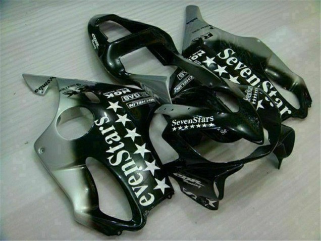 Discount 2001-2003 Black Silver Seven Stars Honda CBR600 F4i Motorbike Fairing UK Discount 2001-2003 Black Silver Seven Stars Honda CBR600 F4i Motorbike Fairing UK