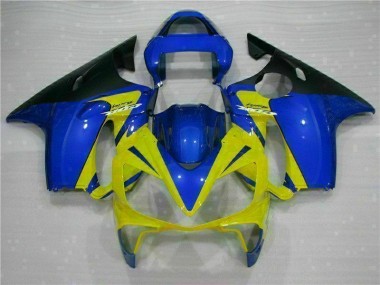 Discount 2001-2003 Yellow Blue Honda CBR600 F4i Bike Fairings UK