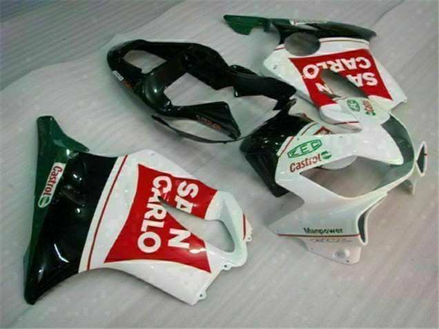 Discount 2001-2003 Red White Black San Carlo Honda CBR600 F4i Bike Fairing UK