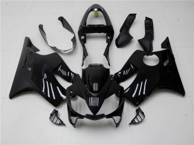 Discount 2001-2003 Glossy Black Honda CBR600 F4i Motorbike Fairing Kits UK
