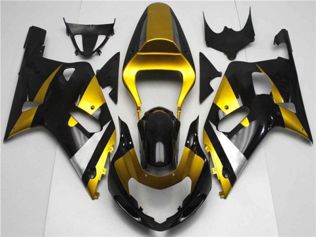 Discount 2001-2003 Gold Black Suzuki GSXR 600/750 Bike Fairing UK Discount 2001-2003 Gold Black Suzuki GSXR 600/750 Bike Fairing UK