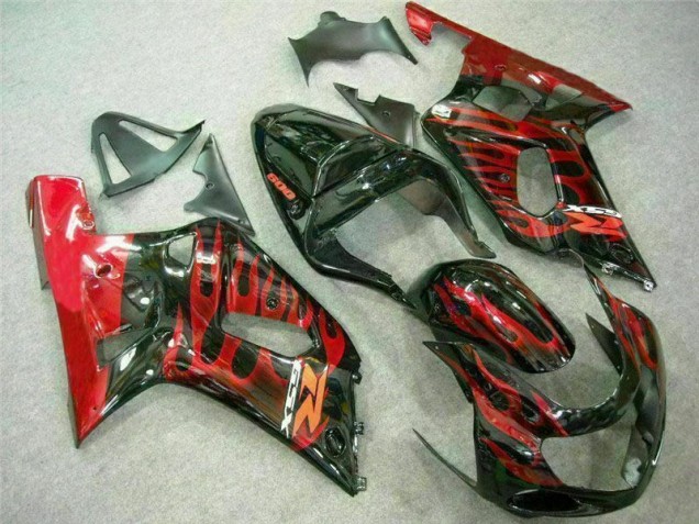Discount 2001-2003 Red Black Suzuki GSXR 600/750 Motorcycle Fairing Kit UK Discount 2001-2003 Red Black Suzuki GSXR 600/750 Motorcycle Fairing Kit UK