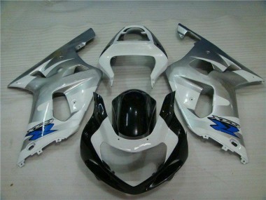 Discount 2001-2003 Silver Black Suzuki GSXR 600/750 Motorbike Fairing Kits UK