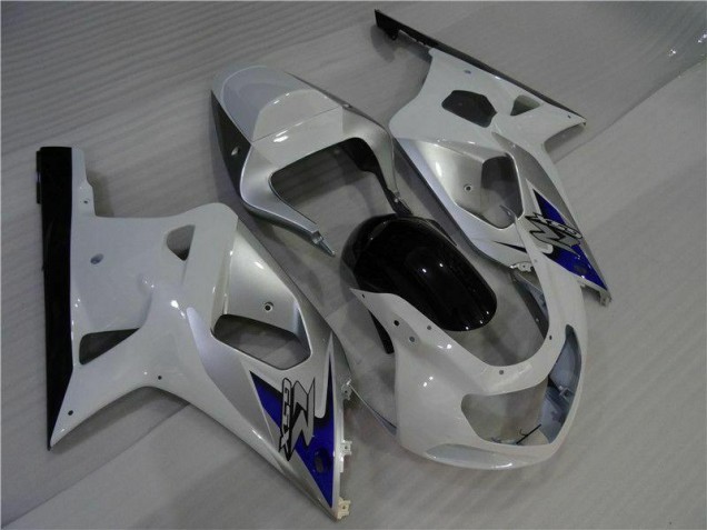 Discount 2001-2003 White Silver Suzuki GSXR 600/750 Bike Fairings UK Discount 2001-2003 White Silver Suzuki GSXR 600/750 Bike Fairings UK