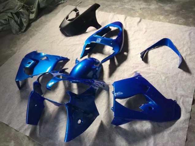 Discount 2002-2003 Blue Matte Black Kawasaki ZX9R Motorbike Fairings UK