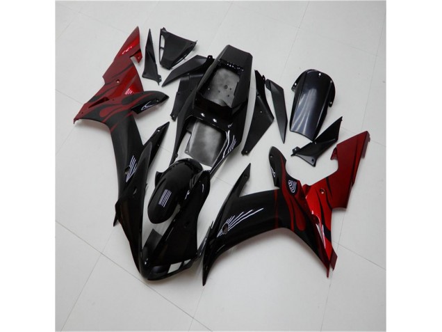 Discount 2002-2003 Black Red Yamaha YZF R1 Motorcycle Fairing UK Discount 2002-2003 Black Red Yamaha YZF R1 Motorcycle Fairing UK